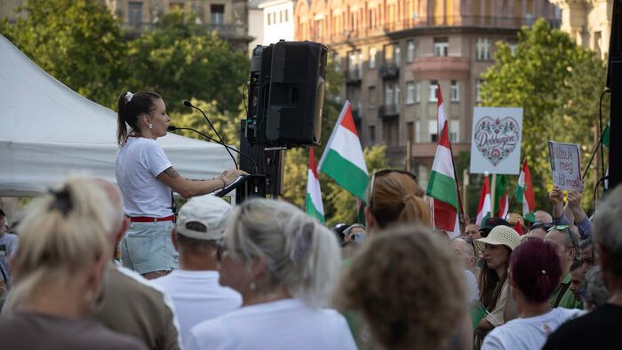 Patrióta tüntetés Kossuth tér a migrációs paktum és a genderpropaganda ellen