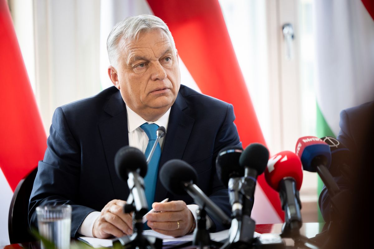 Orbán Viktor nemzetközi sajtótájékoztató Brüsszel