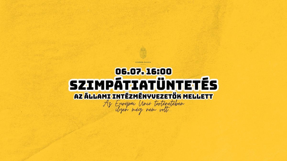 Szimpátiatüntetés, Szabló László, hivatal, vezető, 