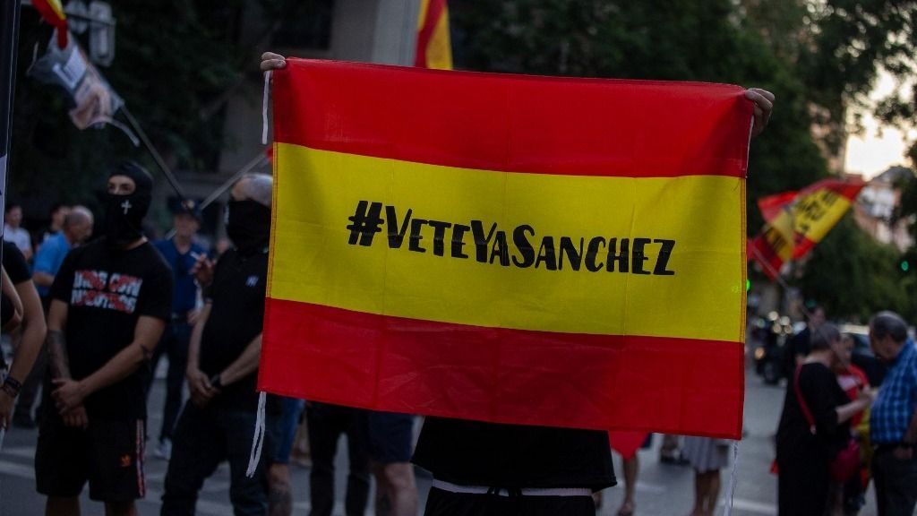 Május 24-én hatalmas tömeg tüntetett Madridban