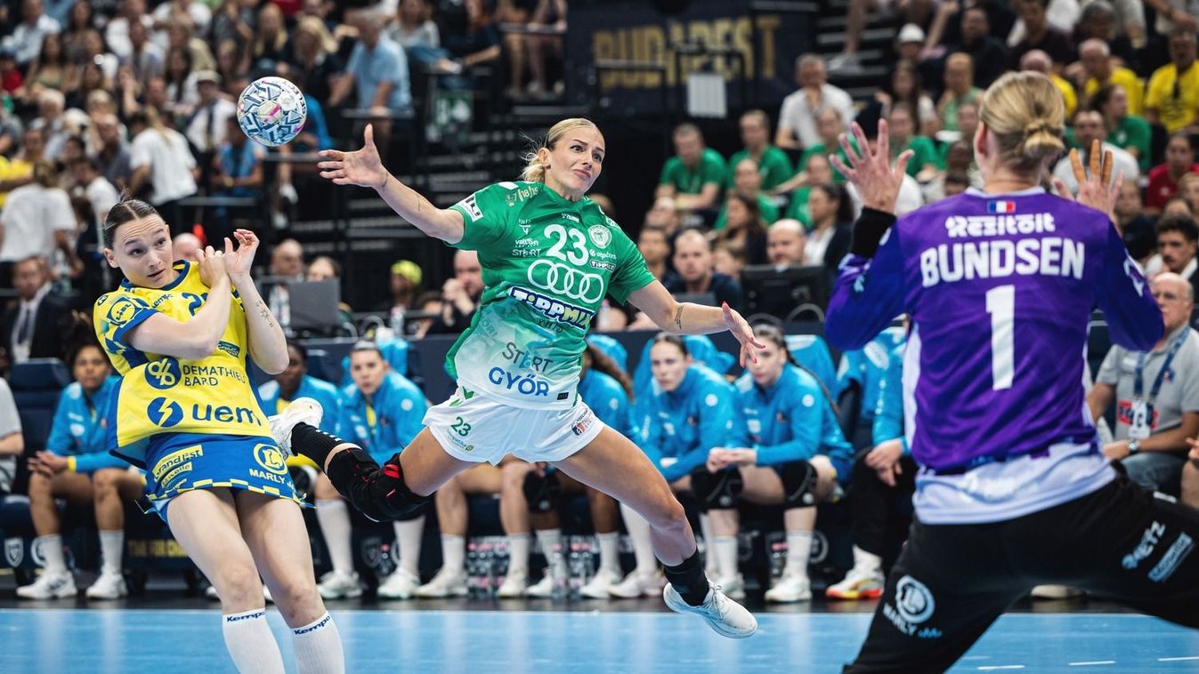 Fodor Csenge is gólt lőtt a Győr–Metz BL-döntő első félidejében