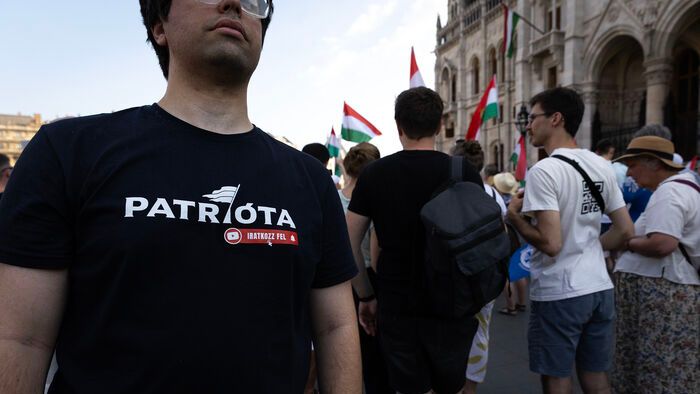 Patrióta tüntetés Kossuth tér a migrációs paktum és a genderpropaganda ellen