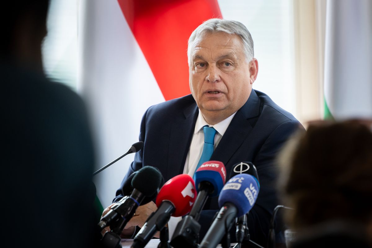 Orbán Viktor nemzetközi sajtótájékoztató Brüsszel