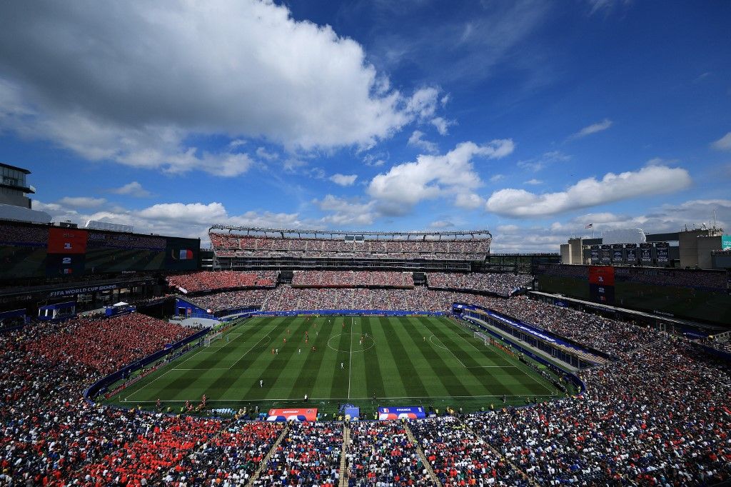 FOXBOROUGH, MASSACHUSETTS - JUNE 26: General view inside the stadium during the FIFA World Cup 2026 Group I match between Norway and France at Boston Stadium on June 26, 2026 in Foxborough, Massachusetts.   Buda Mendes/Getty Images/AFP (Photo by Buda Mendes / GETTY IMAGES NORTH AMERICA / Getty Images via AFP)