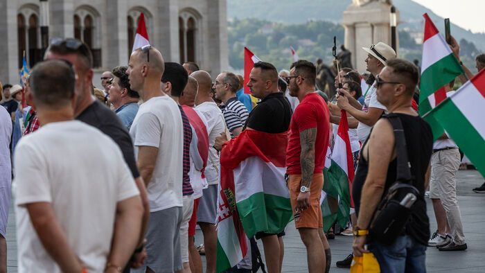Patrióta tüntetés Kossuth tér a migrációs paktum és a genderpropaganda ellen