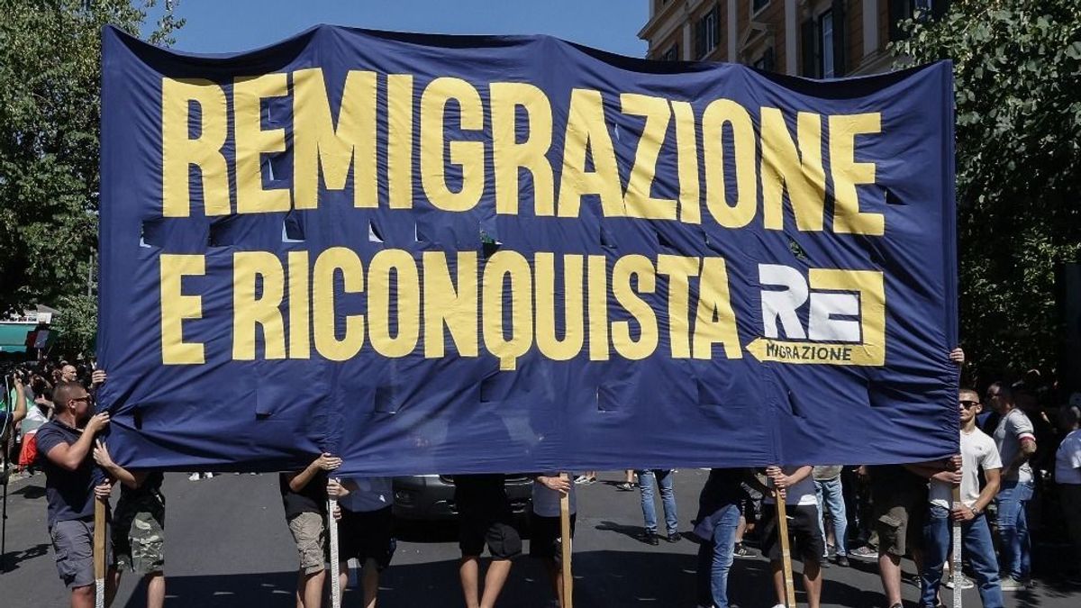 Bevándorlásellenes demonstrációt tartottak Rómában