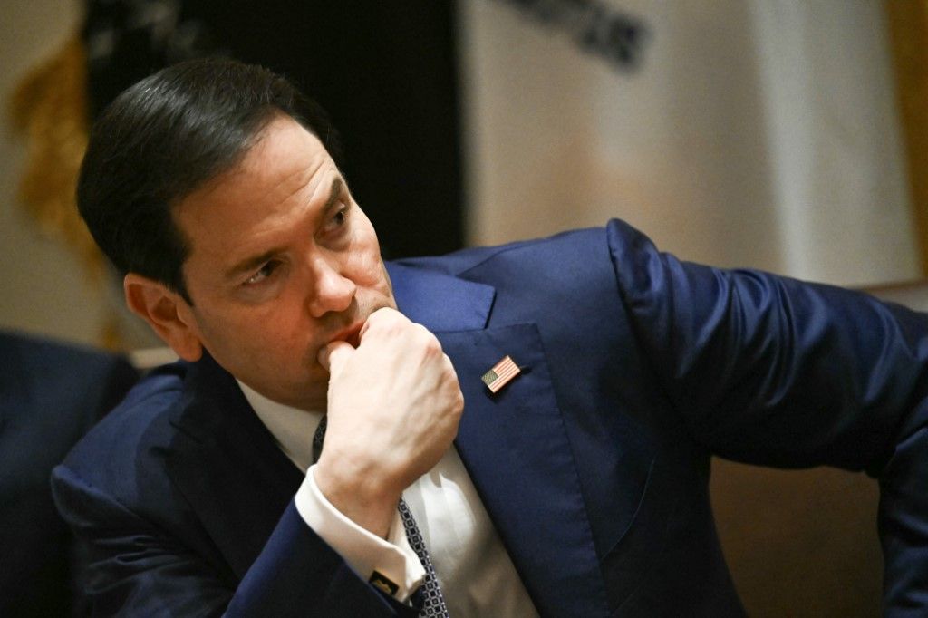 US Secretary of State Marco Rubio attends a cabinet meeting in the Cabinet Room of the White House in Washington, DC, on May 27, 2026. (Photo by Kent NISHIMURA / AFP)