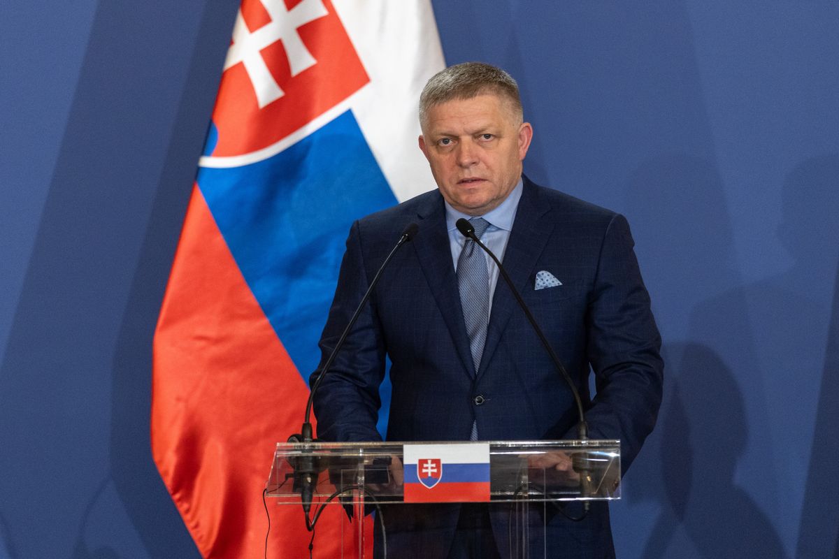 Robert Fico vázolta a szlovák V4-elnökség pilléreit (Fotó: Polyák Attila)