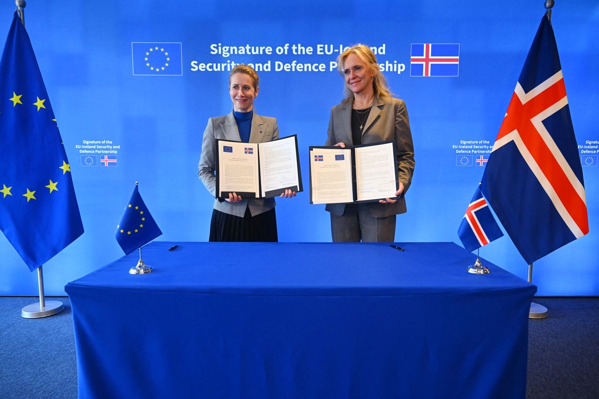 Izland és az Európai Unió között már vannak különböző megállapodások (Fotó: NICOLAS TUCAT / AFP)