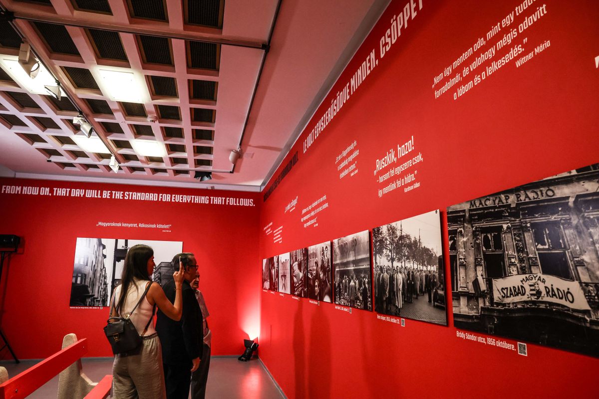 Világtörténelmet írunk 1956-2026 kiállítás Terror Háza