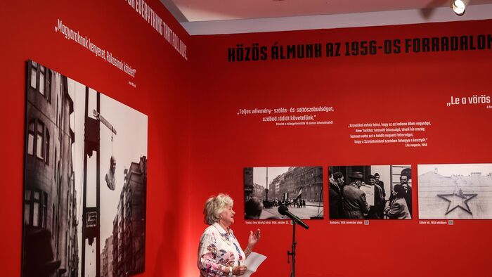 Világtörténelmet írunk 1956-2026 kiállítás Terror Háza