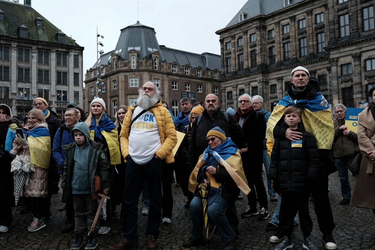 Azok az ukrán férfiak, akik már az EU-ban tartózkodnak, még kaptak egy kis időt (Fotó: GEORGIOS KOSTOMITSOPOULOS / NurPhoto)