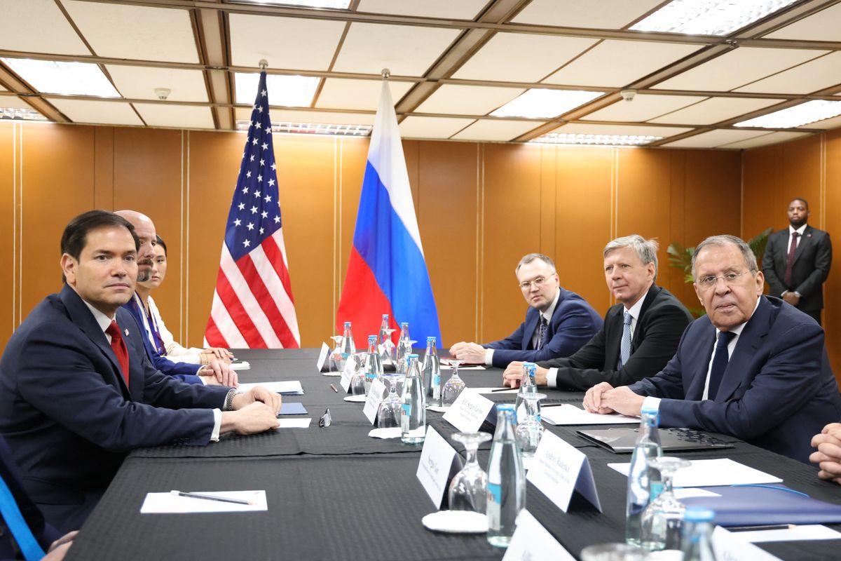 A manilai ASEAN-találkozó fénypontja volt Marco Rubio és Szergej Lavrov tárgyalása (Fotó: HANDOUT / RUSSIAN FOREIGN MINISTRY / HANDO)
