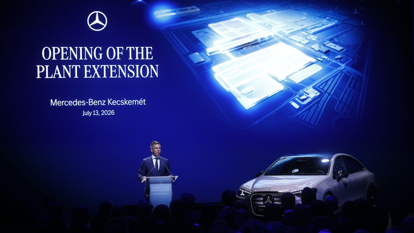 Európa legnagyobb Mercedes-üzeme létesült Kecskeméten