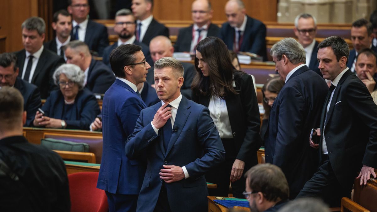 Magyar Péter nemrég még keménykedett a pártos jelöltekkel szemben. Fotó: Németh András Péter