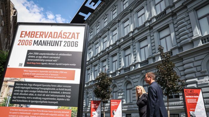 Világtörténelmet írunk 1956-2026 kiállítás Terror Háza