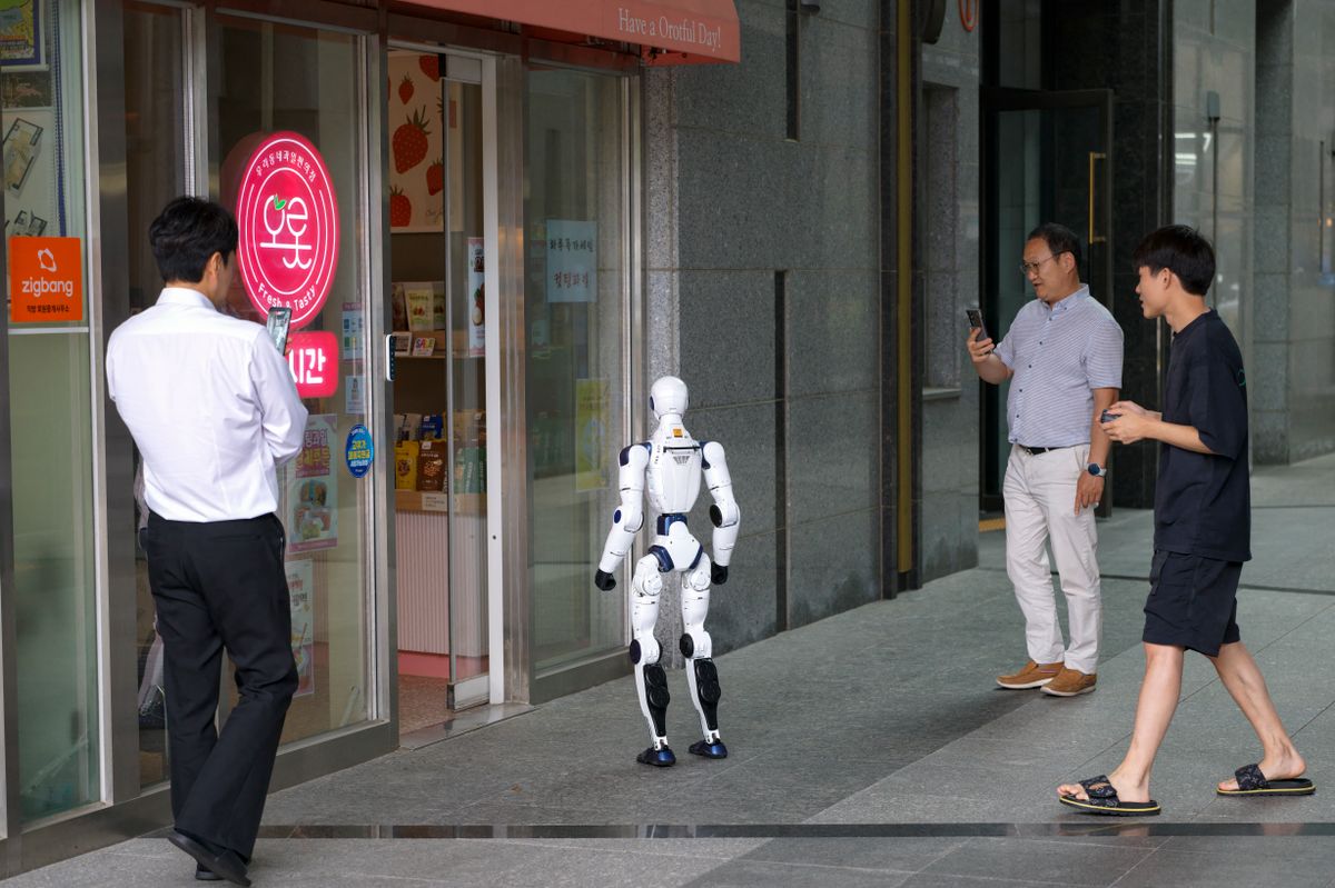 Robotokkal egyszerűbb az élet? (Fotó: CHRIS JUNG / NurPhoto)