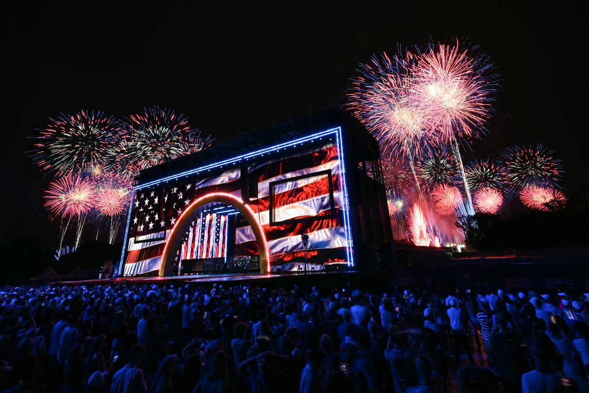Óriási tűzijátékkal zárult a július 4-i ünnepség Washingtonban (Fotó: KENT NISHIMURA / AFP)