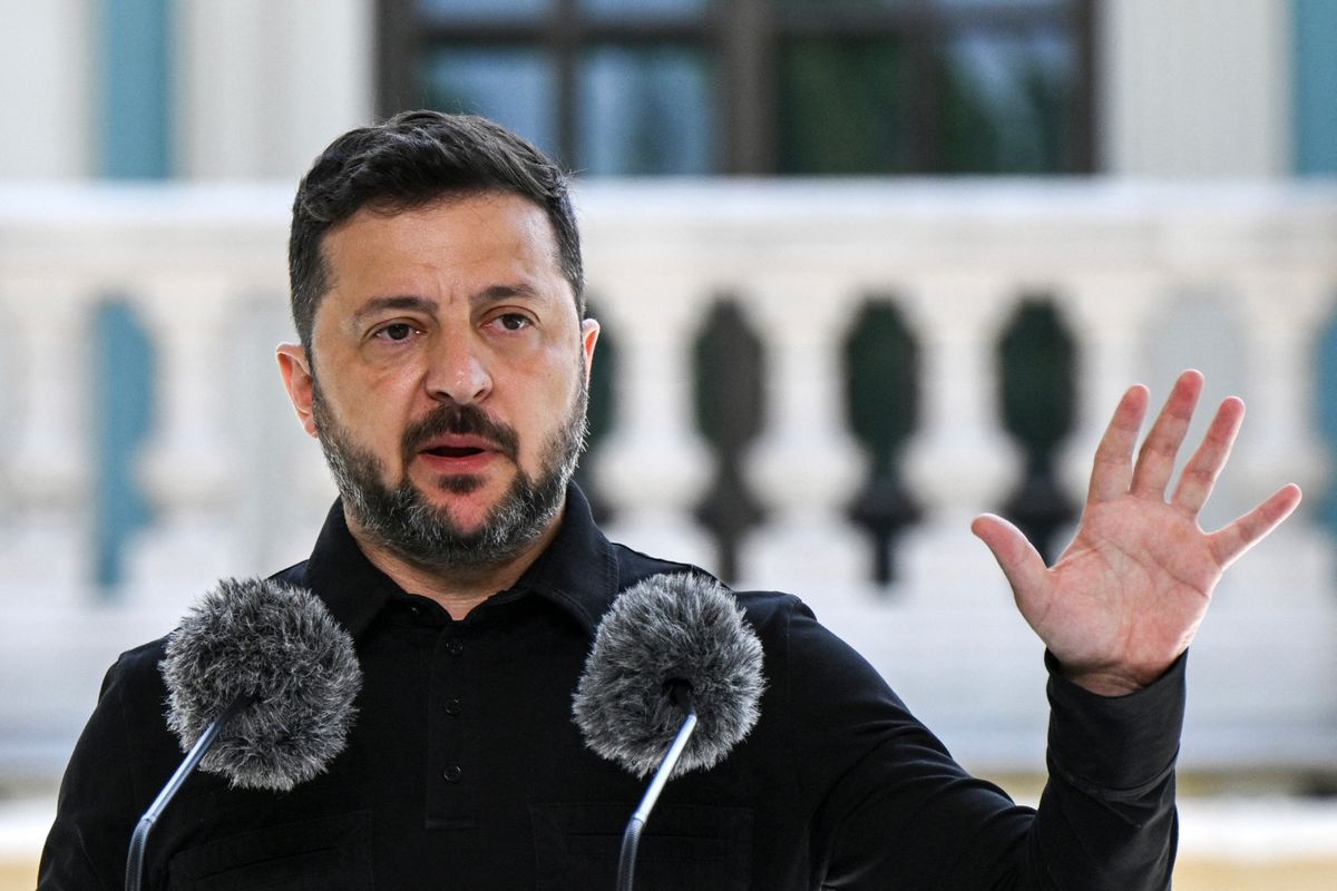 Volodimir Zelenszkij Fotó: AFP