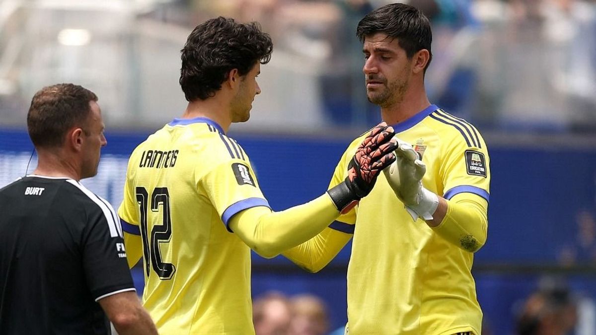 Courtois takes break from Belgium national team, coach defends substitutions