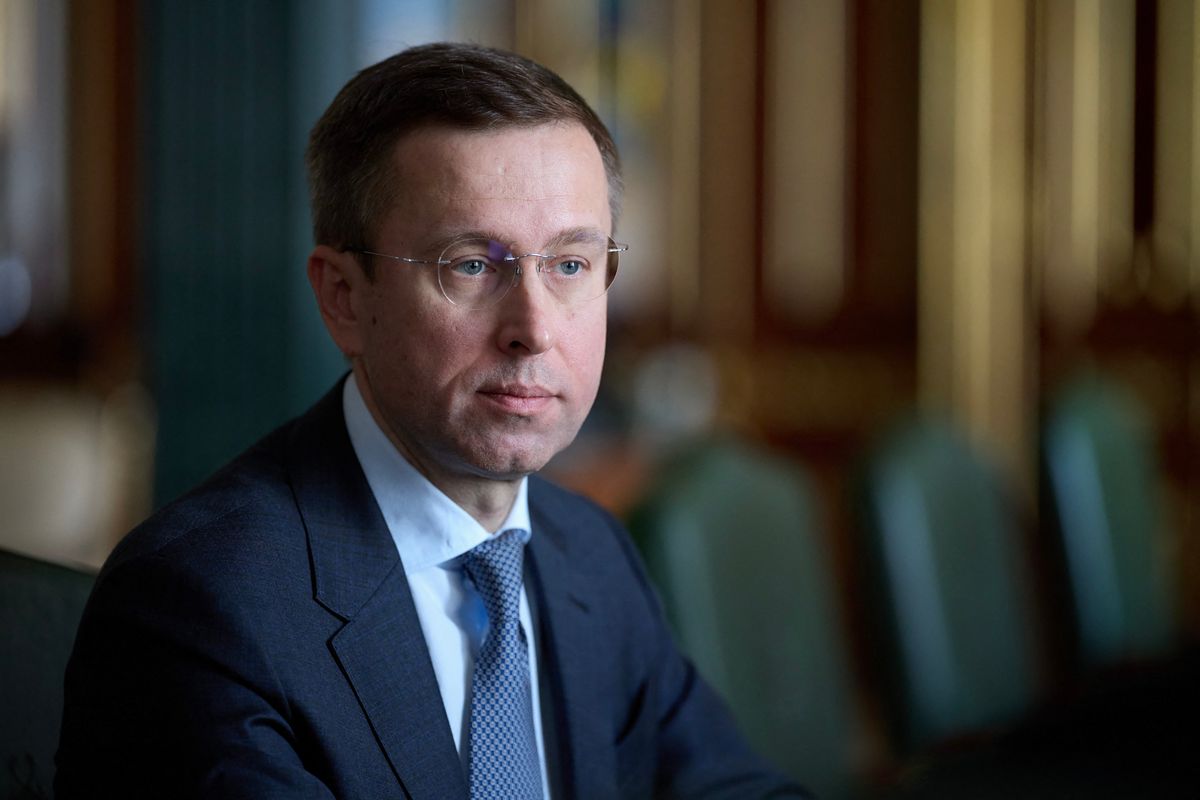 This handout photograph taken and released by the Ukrainian Presidential Press Service on July 17, 2026, shows Ukraine's Prime Minister Sergiy Koretsky during a meeting with Ukraine's President in Kyiv, amid the Russian invasion of Ukraine. (Photo by Handout / UKRAINIAN PRESIDENTIAL PRESS SER / AFP) / RESTRICTED TO EDITORIAL USE - MANDATORY CREDIT "AFP PHOTO / UKRAINIAN PRESIDENTIAL PRESS SERVICE" - NO MARKETING NO ADVERTISING CAMPAIGNS - DISTRIBUTED AS A SERVICE TO CLIENTS