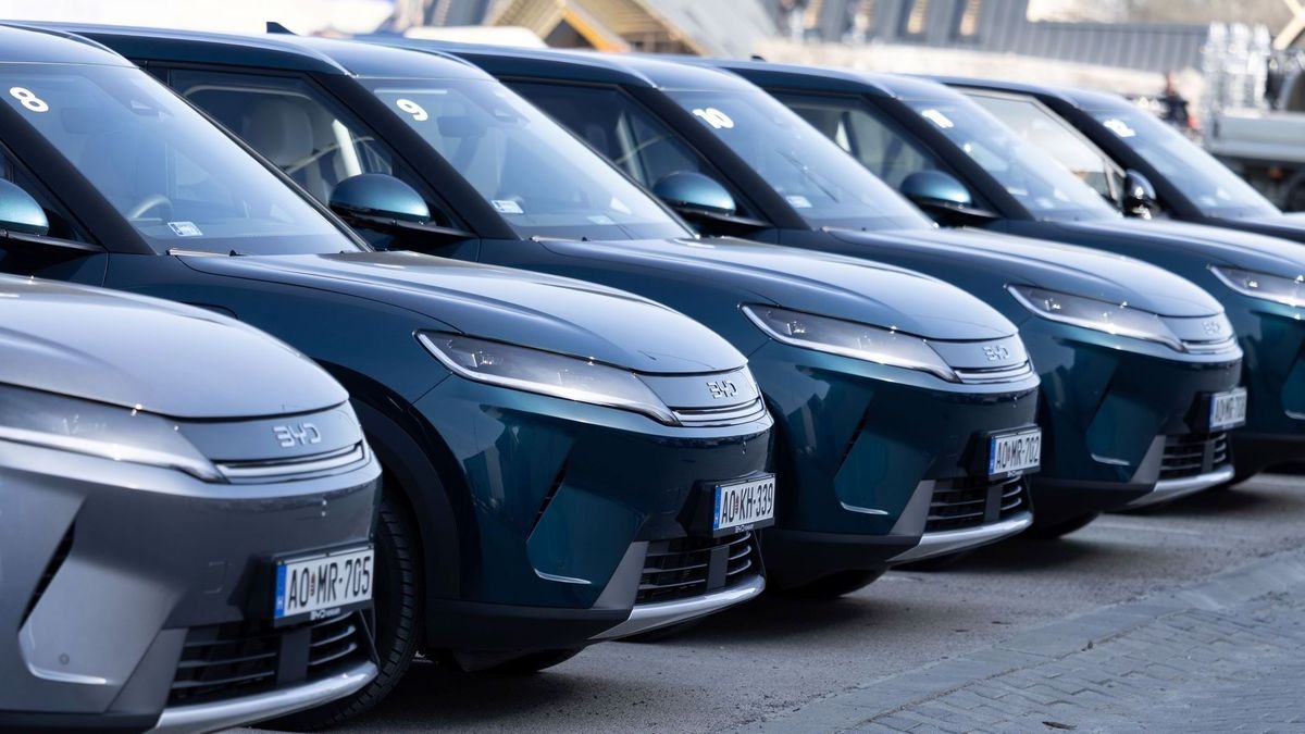 BYD Atto 2 autók. Hamarosan ezek Szegeden készülnek