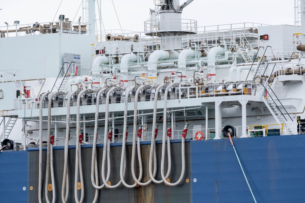 Az orosz LNG tervezett korlátozása ellen emeltek szót kulcsfontosságú tagállamok (Fotó: STEFAN SAUER / DPA)