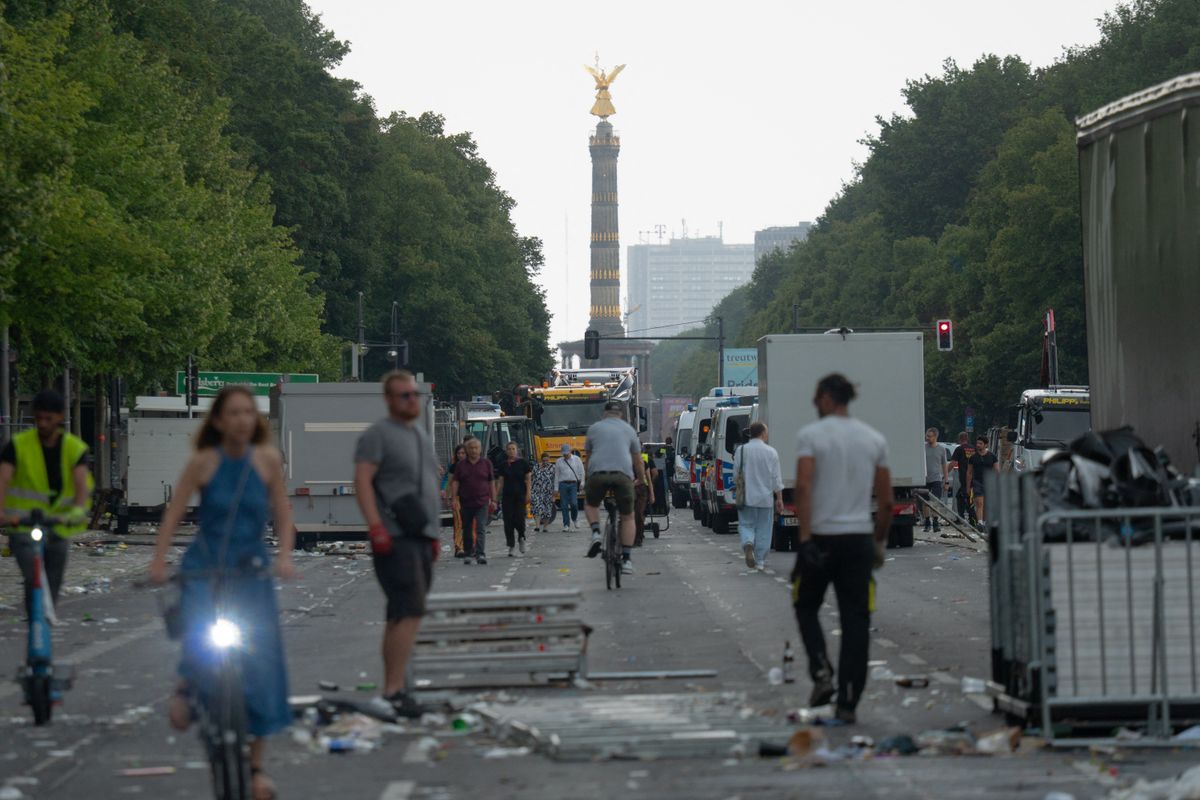 Terrortámadás történt Berlin utcáin, többen meghaltak (Fotó: CLAIRE SERIE / Hans Lucas)