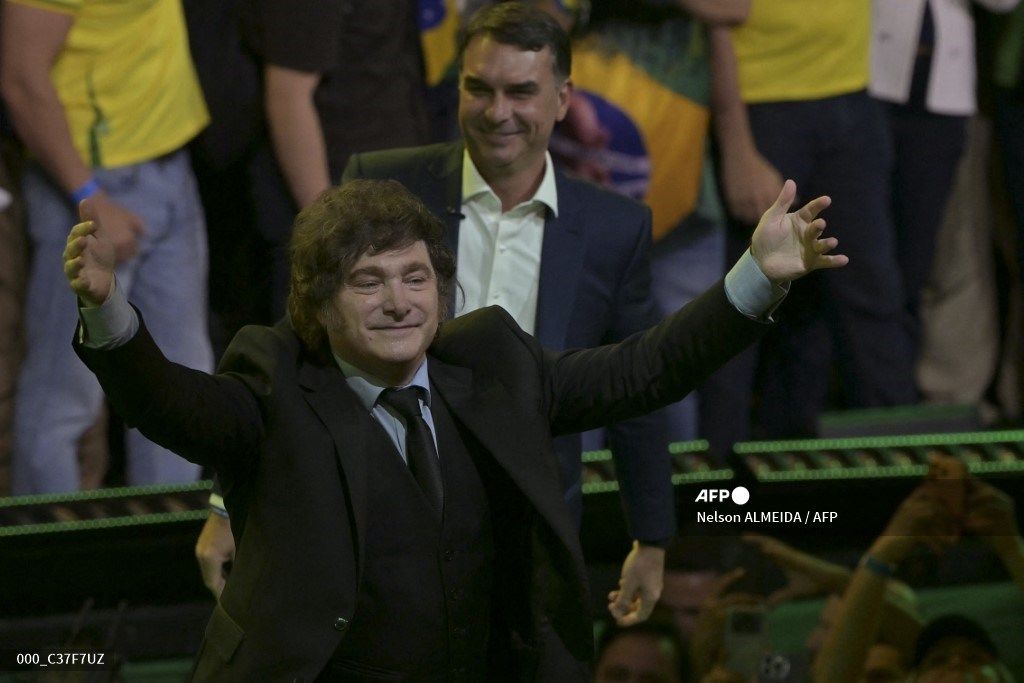 Javier Milei argentin elnök.