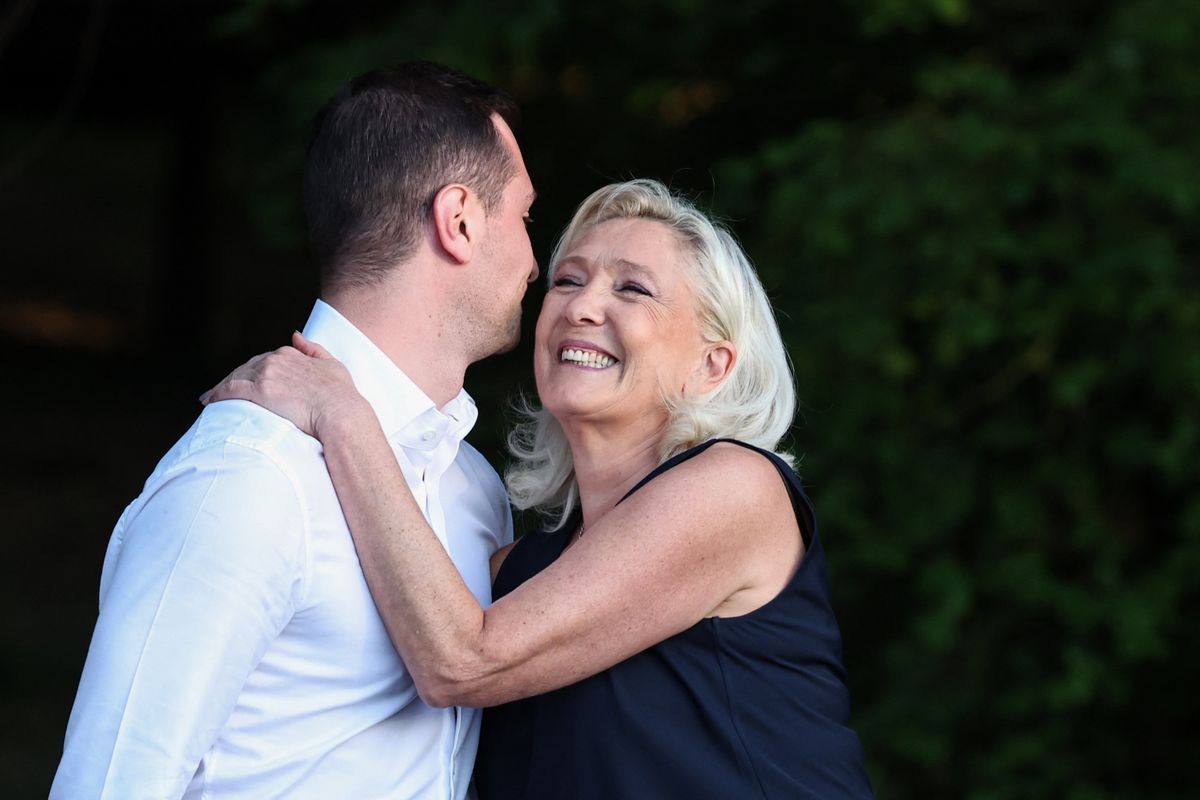 Ha Le Pen indulását elgáncsolnák a bíróságon, a Nemzet Tömörülés elnöke, Jordan Bardella lenne az elnökjelölt (Fotó: SIMON WOHLFAHRT / AFP)