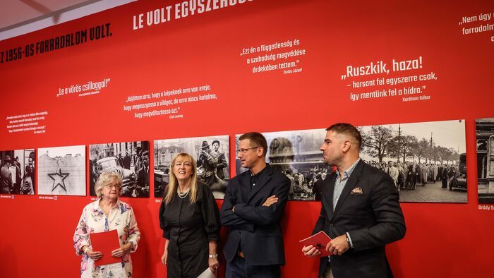 Világtörténelmet írunk 1956-2026 kiállítás Terror Háza