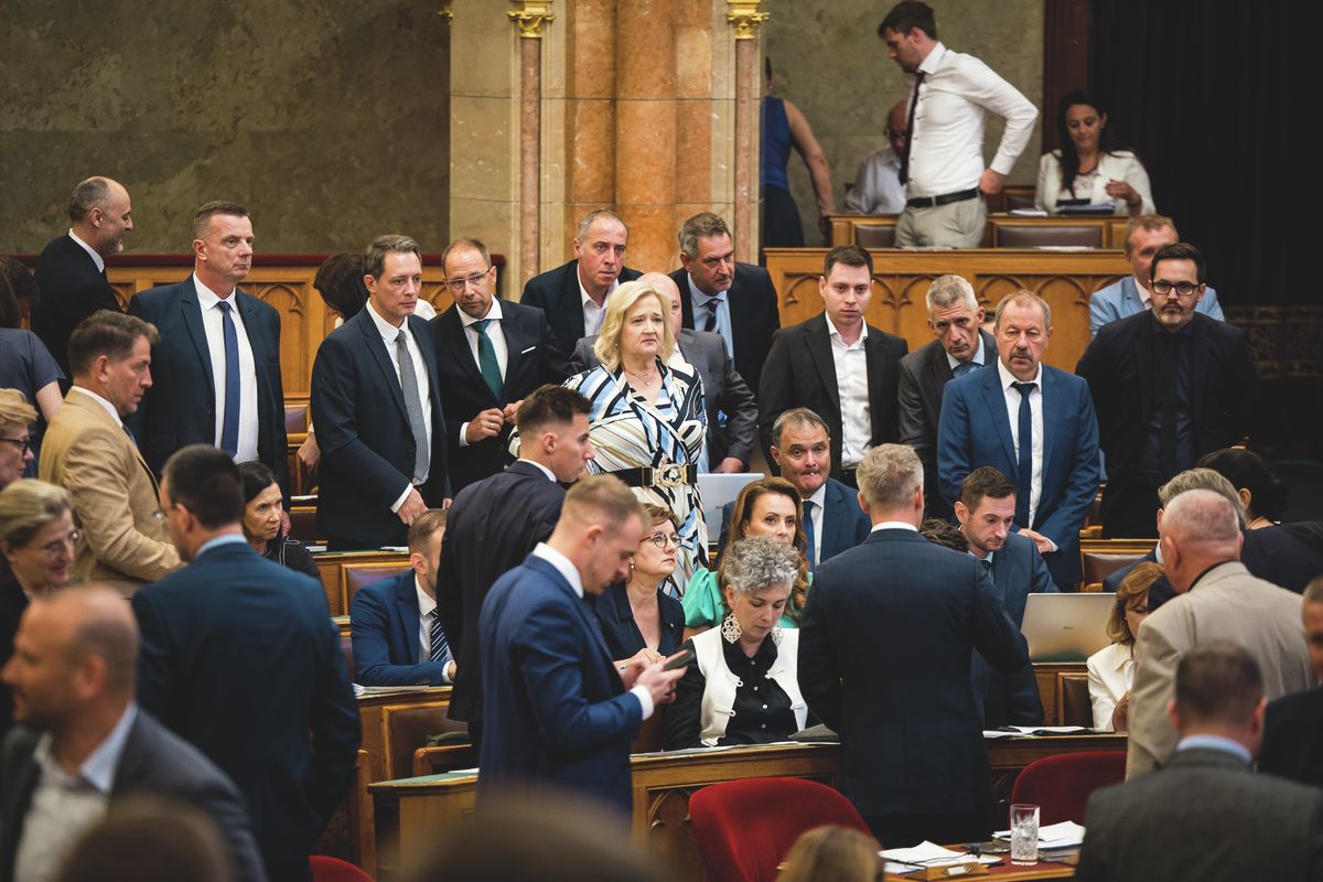 A parlamenti üléseken rendszeresek a személyeskedő megjegyzések (Fotó: Ladóczki Balázs)