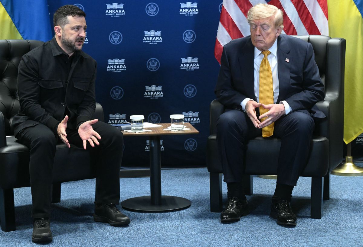Donald Trump és Volodimir Zelenszkij idén már többször találkoztak (Fotó: SAUL LOEB / AFP)