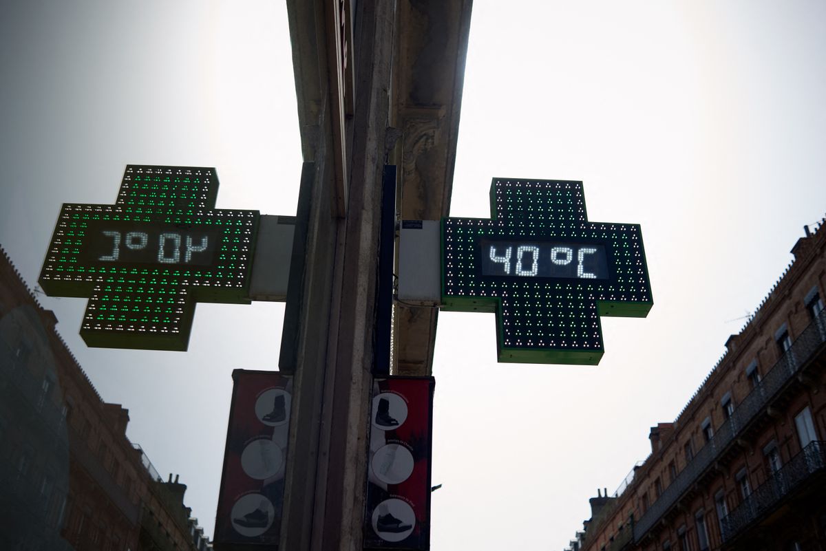 A szárazságot fokozzák a hőhullámok (Fotó: ALAIN PITTON / NurPhoto)