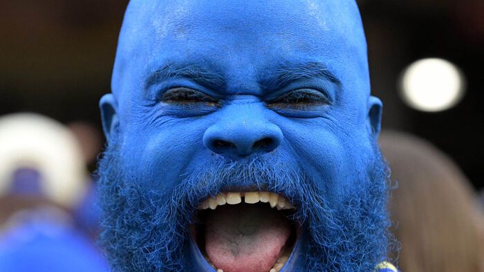 Lugas 0711
A Curacao fan cheers for his team during the 2026 World Cup Group E football match between Ecuador and Curacao at the Kansas City Stadium in Kansas City on June 20, 2026. (Photo by JUAN MABROMATA / AFP)