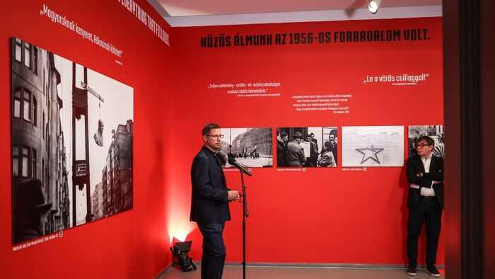Világtörténelmet írunk 1956-2026 kiállítás Terror Háza