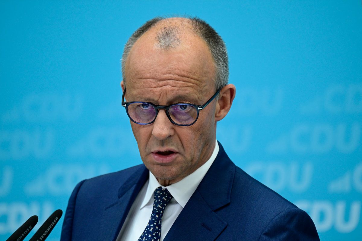 Nagyon rosszkor jött Friedrich Merz kormányának az újabb terrortámadás (Fotó: JOHN MACDOUGALL / AFP)