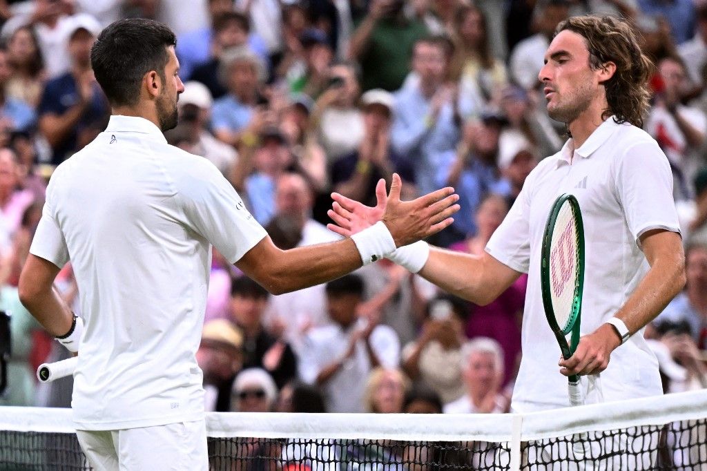 Novak Djokovics erődemonstrációt tartott Cicipasz ellen