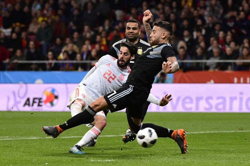 Otamendi játszott a legutóbbi Argentína–Spanyolország mérkőzésen