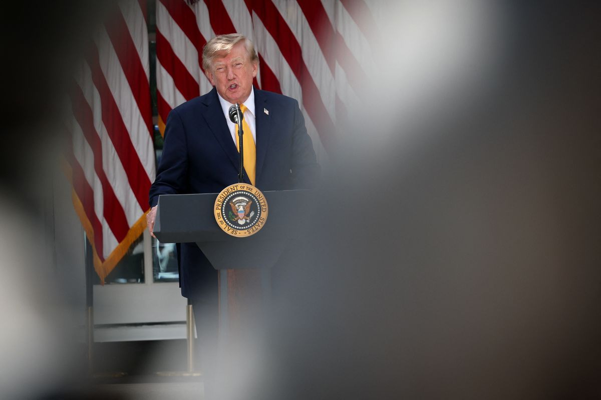 Donald Trump tesztelni akarja a NATO-s tagállamok lojalitását (Fotó: WIN MCNAMEE / GETTY IMAGES NORTH AMERICA)