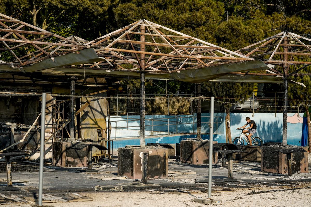 Horvátországban az elmúlt héten több tűz is pusztított Fotó: AFP