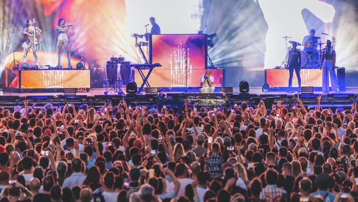 Moby koncert a Budapest Parkban