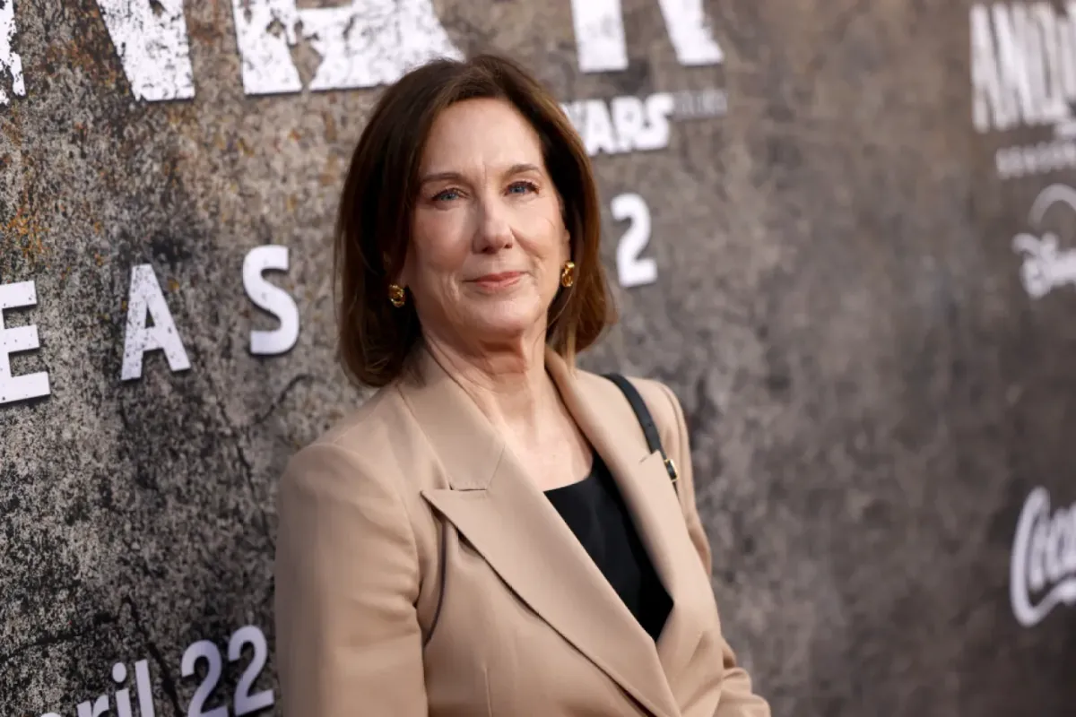 LOS ANGELES, CALIFORNIA - APRIL 14: Kathleen Kennedy, President, Lucasfilm, attends the Andor Season 2 Special Celebration Launch Event at El Capitan Theatre on April 14, 2025 in Hollywood, California. (Photo by Jesse Grant/Getty Images for Disney)