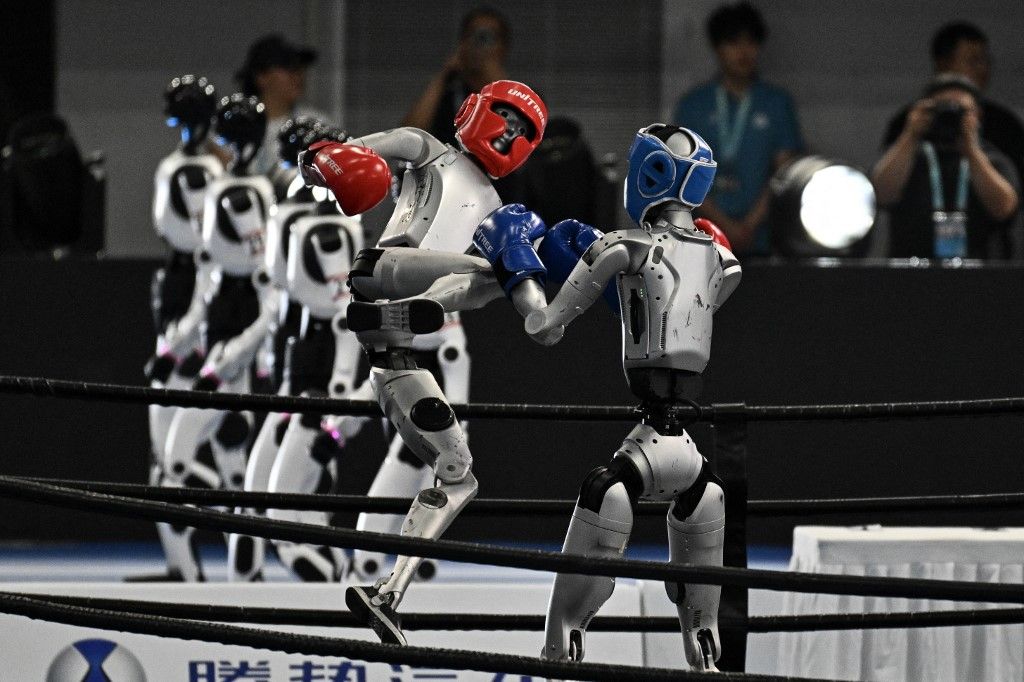 Kickbox a humanoid robotok pekingi olimpiáján