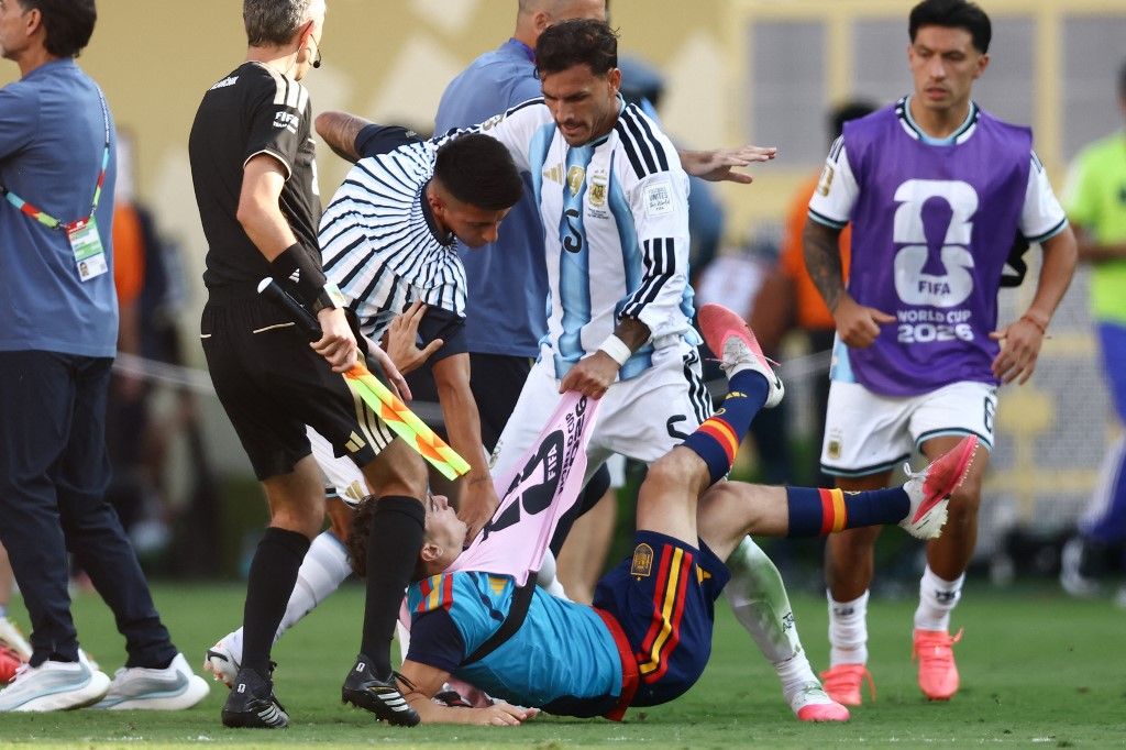 A Spanyolország–Argentína vb-döntő után Leandro Paredes Gavin vezette le a feszültséget