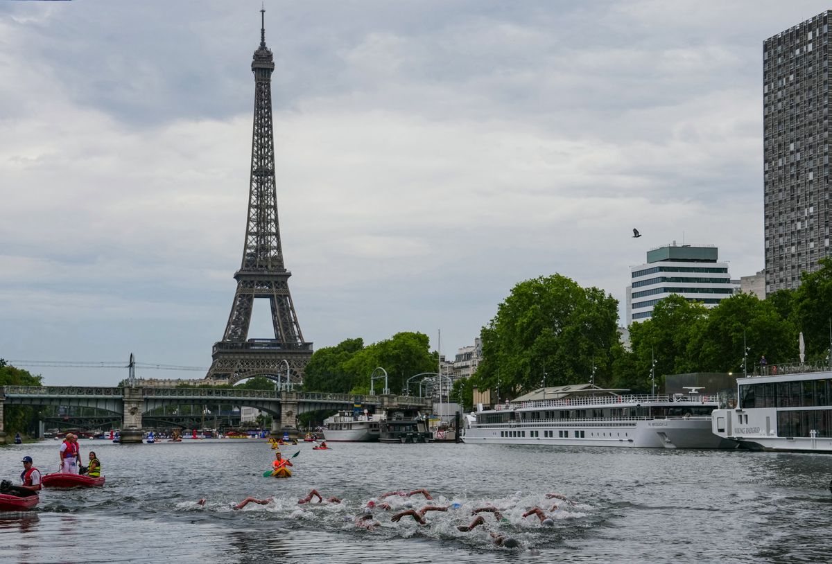 Párizs, Eiffel-torony, Szajna, nyíltvízi úszás, 10 kilométer: Betlehem Dávid az olimpiai bronz után úszó Eb-ezüstöt nyert