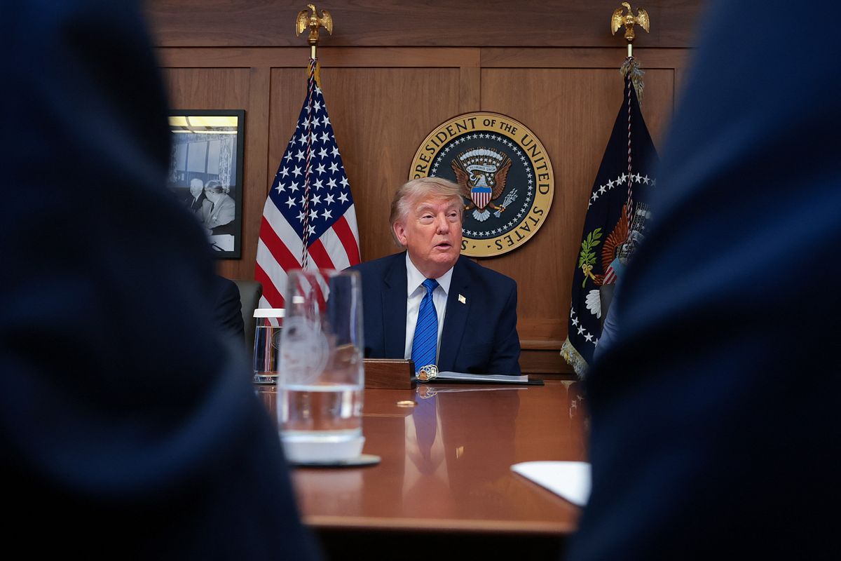 Donald Trump keménykezűsége kiváltotta Irán haragját (Fotó: ANNA MONEYMAKER / GETTY IMAGES NORTH AMERICA)