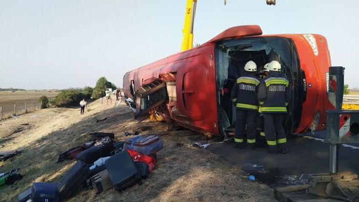 M3-as autópálya 
lengyel buszbaleset
baleset
tragédia