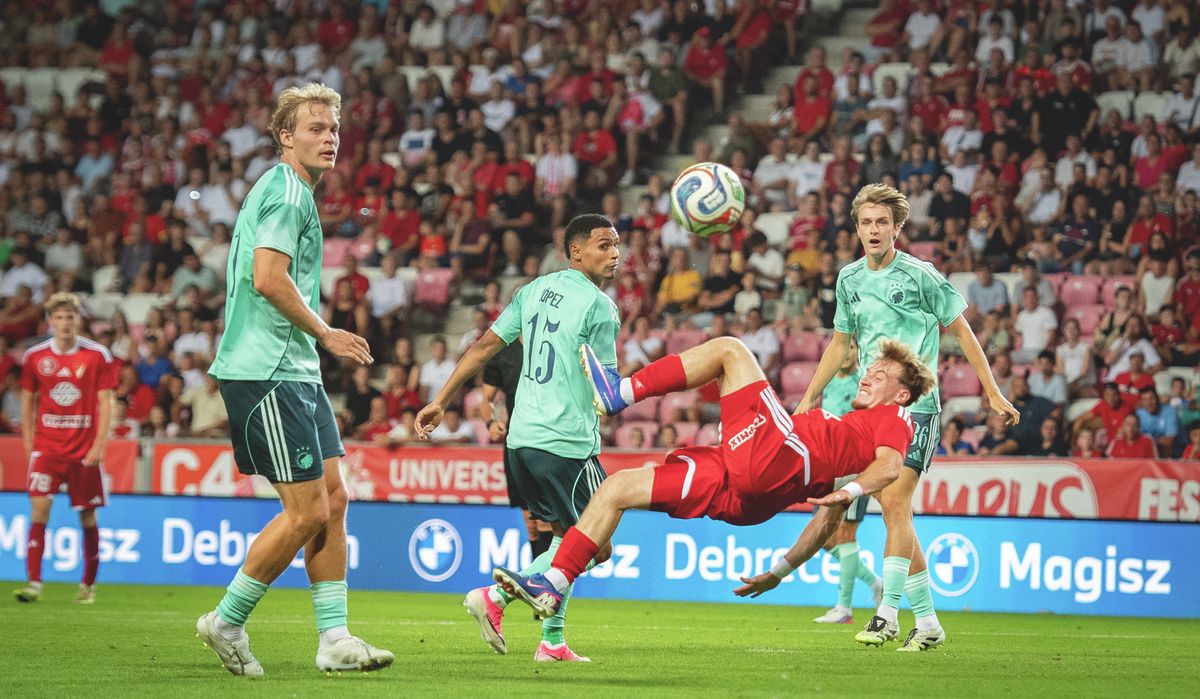 A Debrecen Dzsudzsák Balázs gólja ellenére sem került közel a Köbenhavn ellen csodához, kiesett a Kl-selejtező harmadik fordulójában