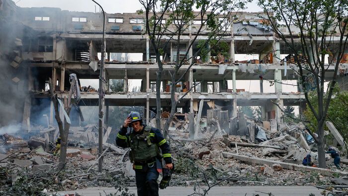 UKRAINE-CRISIS/DONETSK-ATTACK